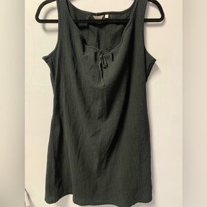 J.Crew Textured Sleeveless Tie-Neck Cotton Dress